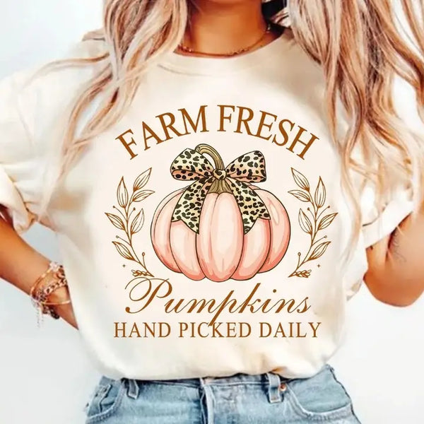 Farm Fresh Pumpkins Graphic Tee