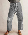 Relaxed Striped Drawstring Pants 3 Colors