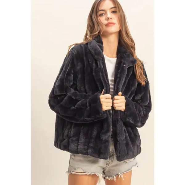 Faux Fur Jacket - 2 Colors