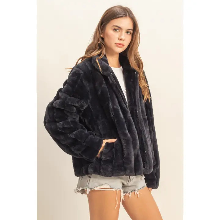 Faux Fur Jacket - 2 Colors