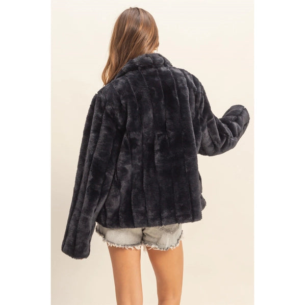 Faux Fur Jacket - 2 Colors