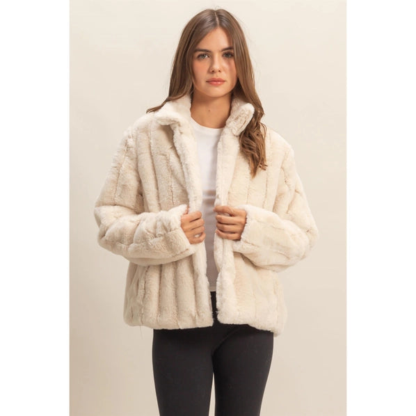 Faux Fur Jacket - 2 Colors