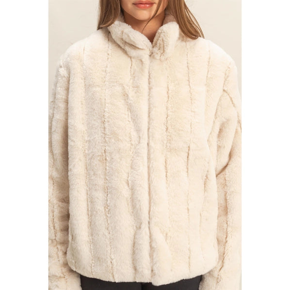 Faux Fur Jacket - 2 Colors