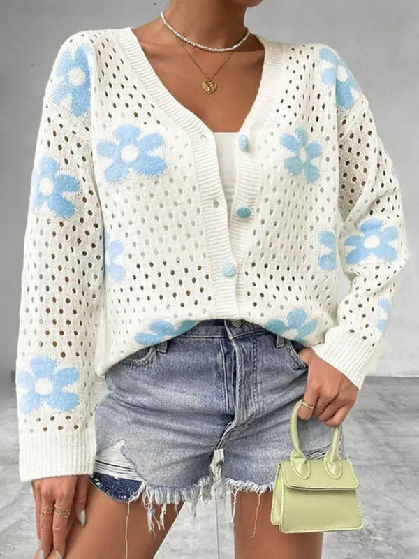 Garden Party Pointelle Cardigan