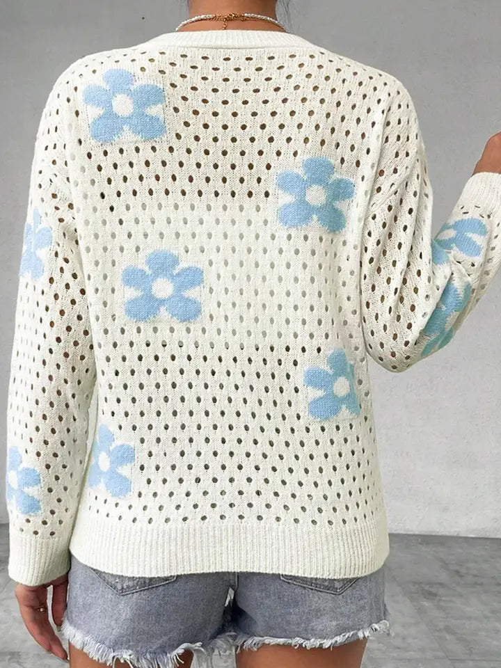 Garden Party Pointelle Cardigan