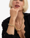 Melinda Maria - Frankie Pavè Chain Bracelet