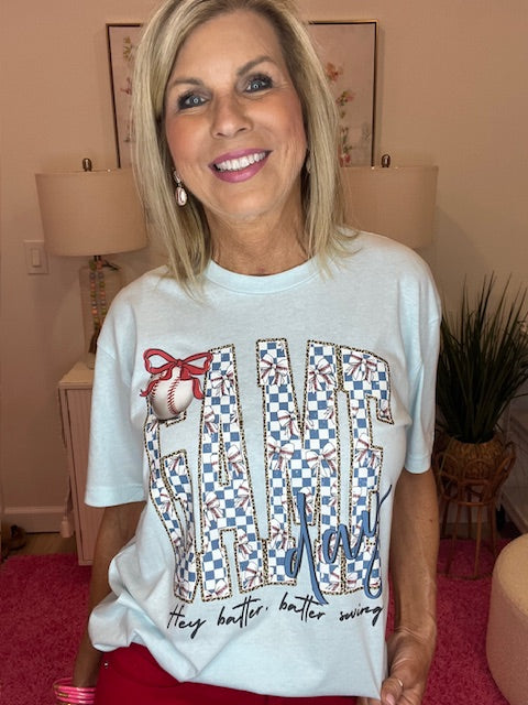 Baseball & Bows Tee