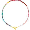 Gemstone Candy Bead Rainbow and Charm Collector Necklace - 3 Options