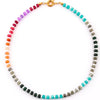 Gemstone Candy Bead Rainbow and Charm Collector Necklace - 3 Options