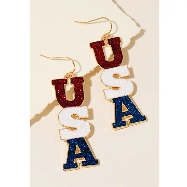 All-American Dangle Earrings