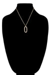 Rhinestone Pendant Necklace