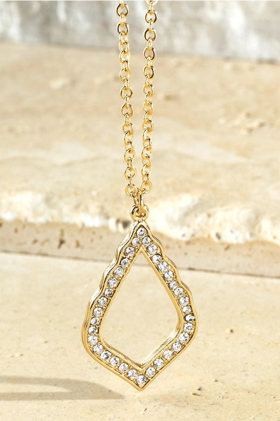 Rhinestone Pendant Necklace