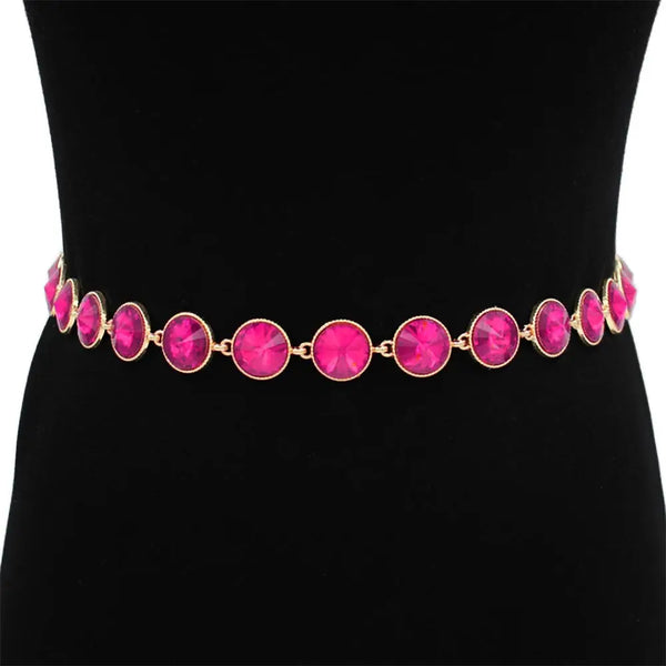 Bling Crystal Chain Belt