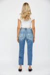 The Mixed Blues High Rise Boyfriend Crop Jeans