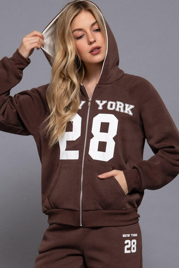 Hoodie Printer Inner Fleece Jacket