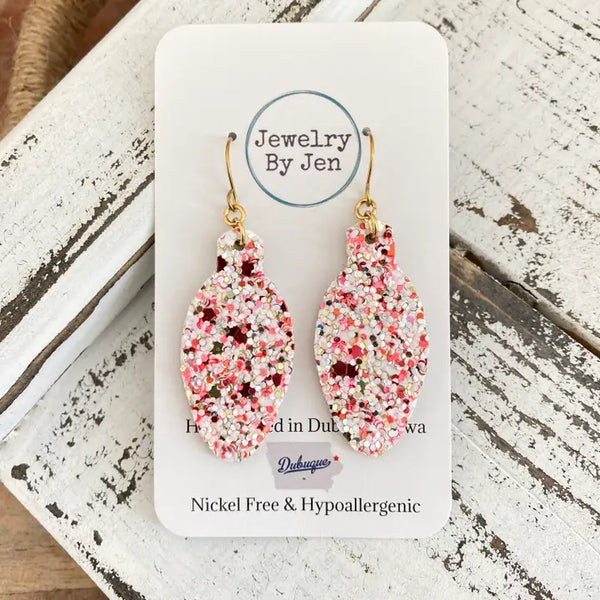 Holiday Light Bulb Earrings - 2 Colors