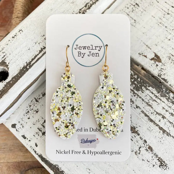 Holiday Light Bulb Earrings - 2 Colors