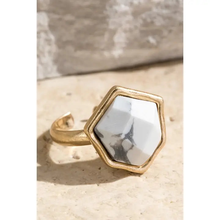 Semi-Precious Stone Ring