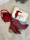 Vintage Santa Detailed Sweater