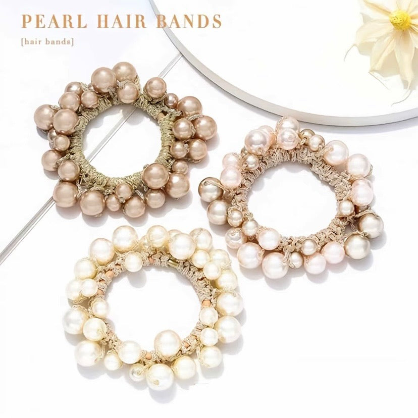 Beaded Hair Scrunchie