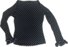 Ruffles & Dots Top, Black