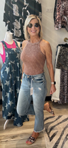 Stone Washed Ribbed Seamless Cami Top - 9 Colors Zenana