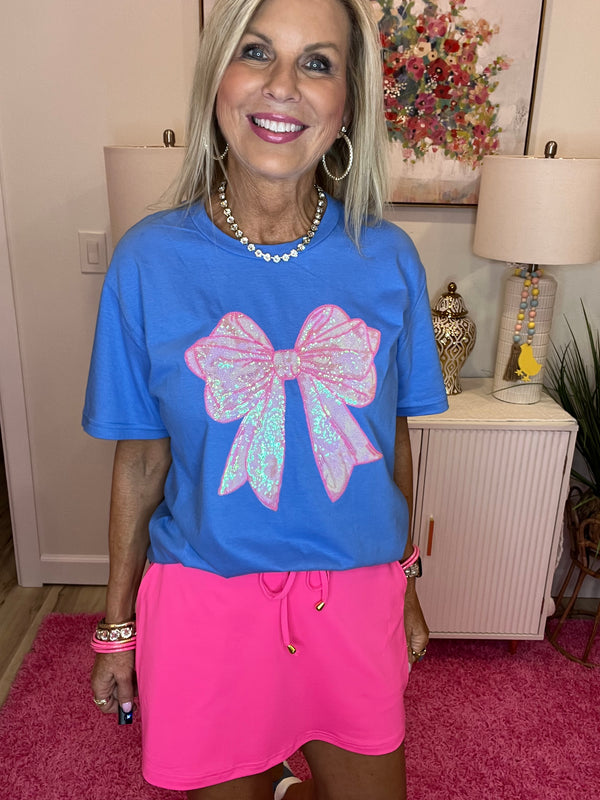 Sparkle in Bows Graphic Tee