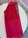 Merry & Bright on Hot Pink Sweatshirt