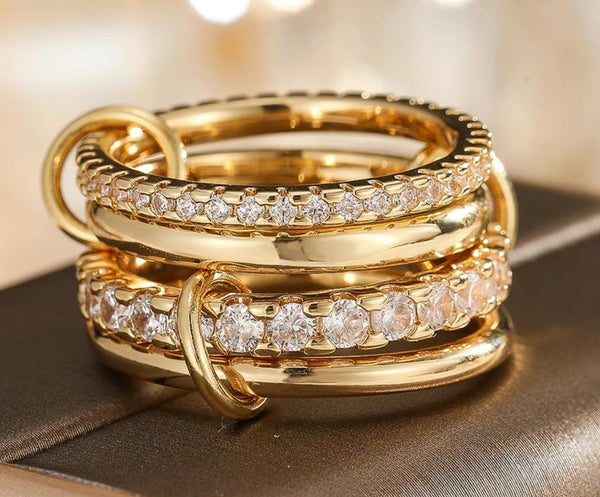Interlocked Stackable Rings