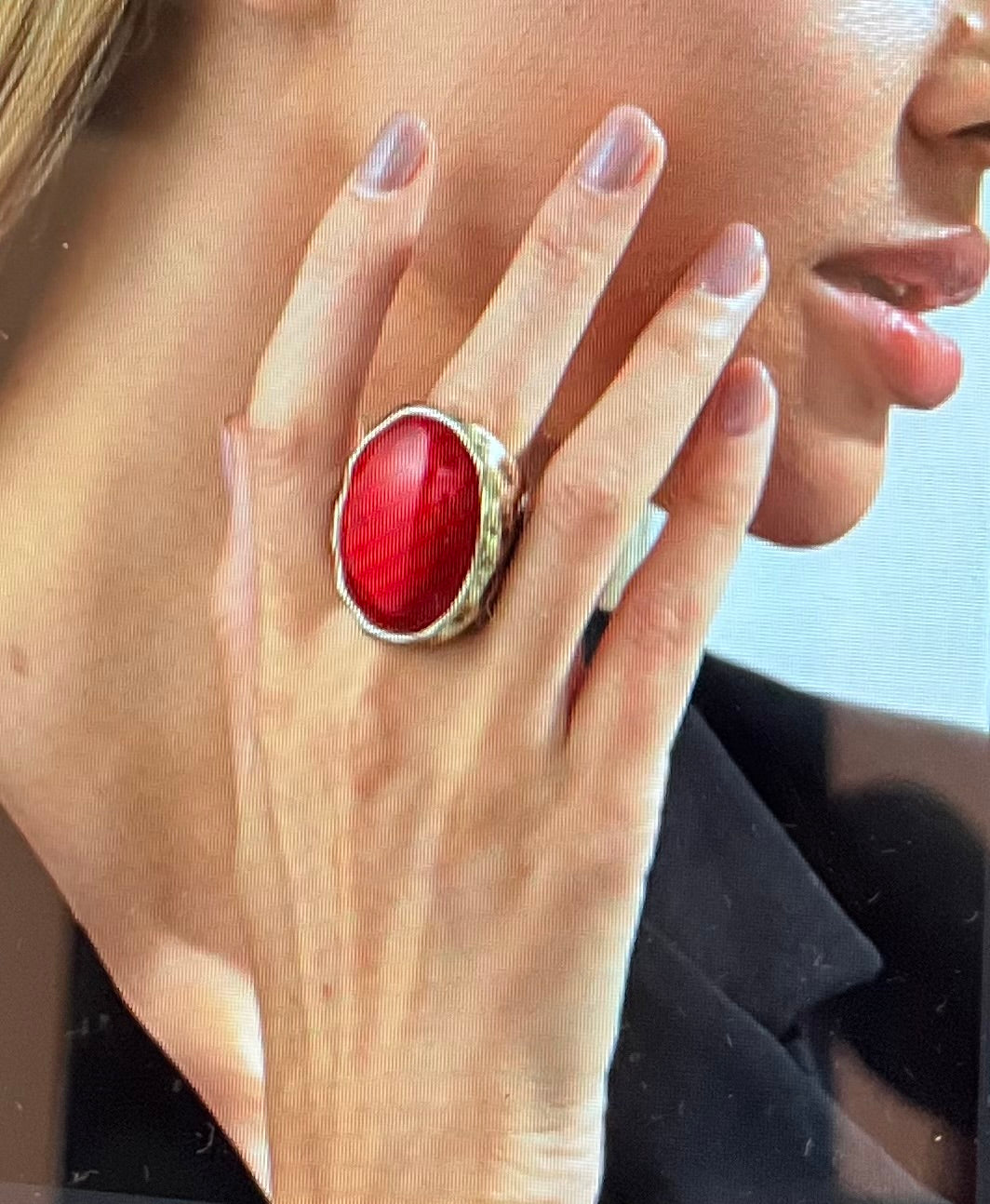 Chunky Red Ring