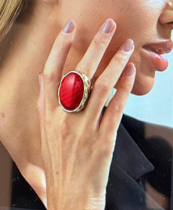 Chunky Red Ring