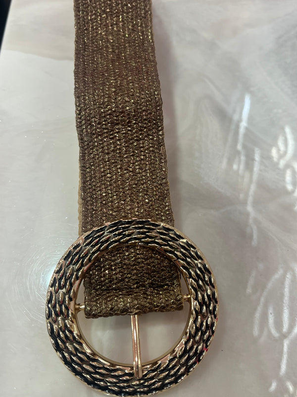 Metallic Stretch Belt