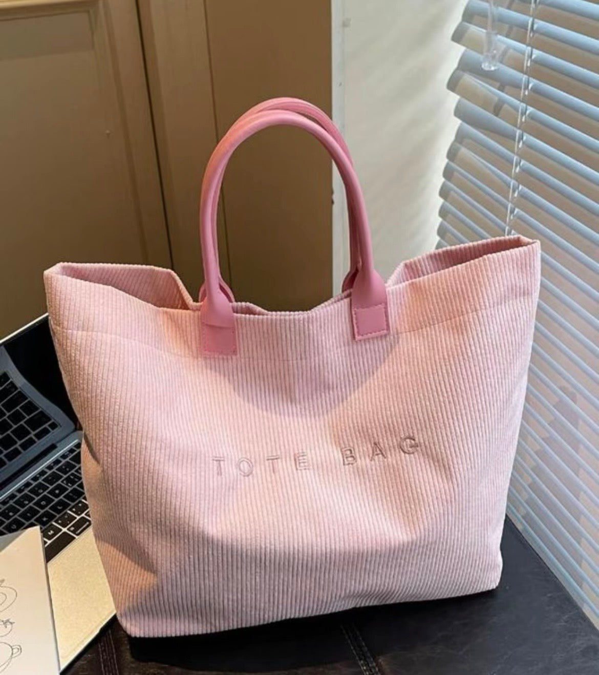 Striped Tote Bag