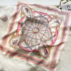 Ditsy Floral Print Square Scarf