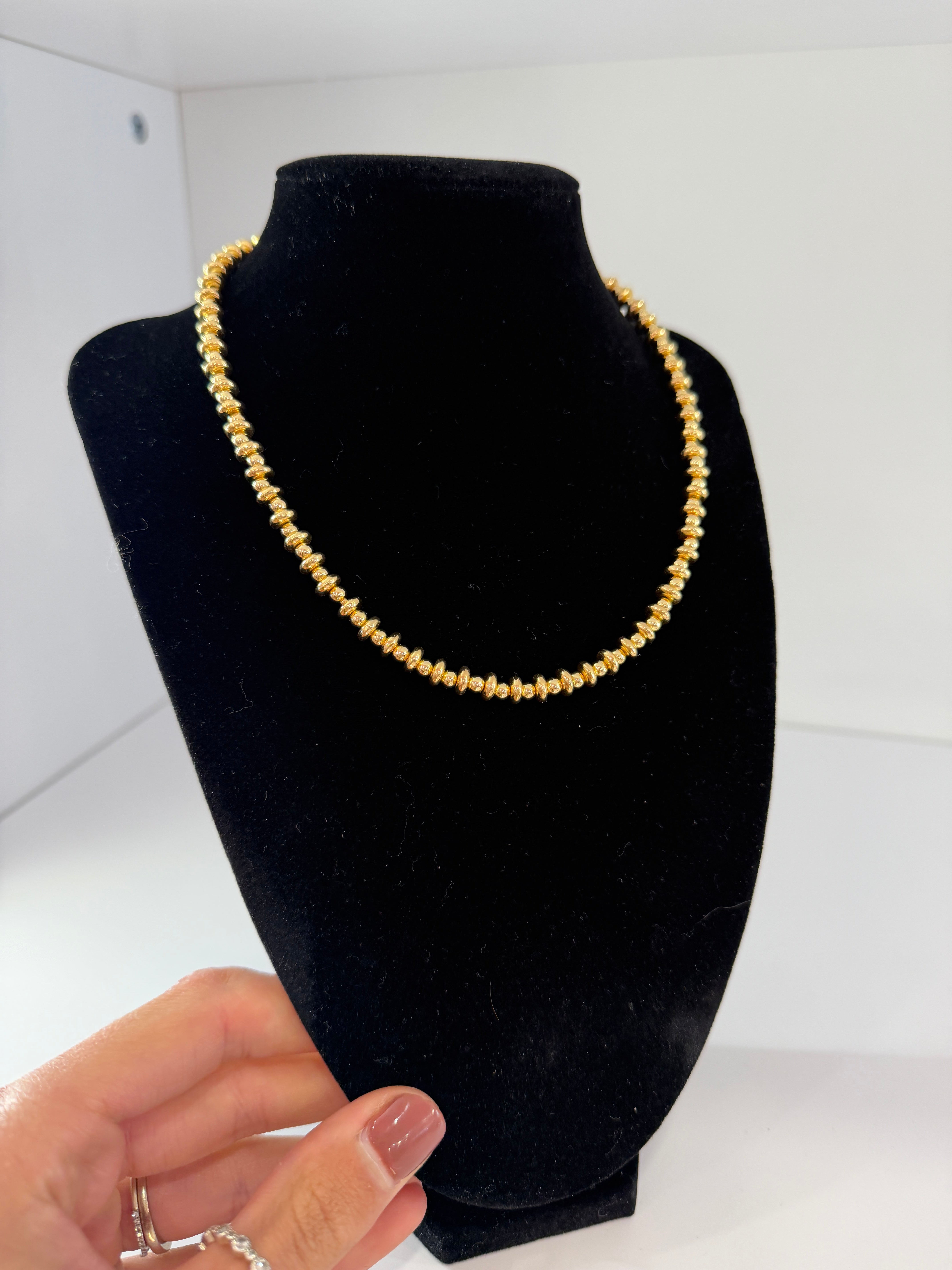 State South Gold Layering Beaded Necklace