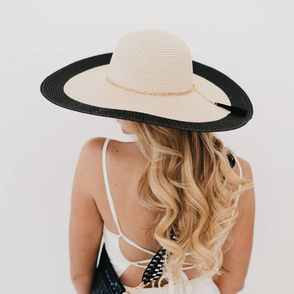 Miami Luxe Chain Floppy Hat
