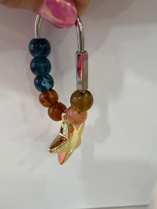 State South Beaded Bag Charm or Key Chain