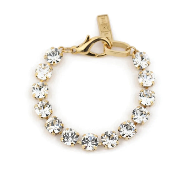 TOVA - Izzy Bracelet in Antique Gold Clear