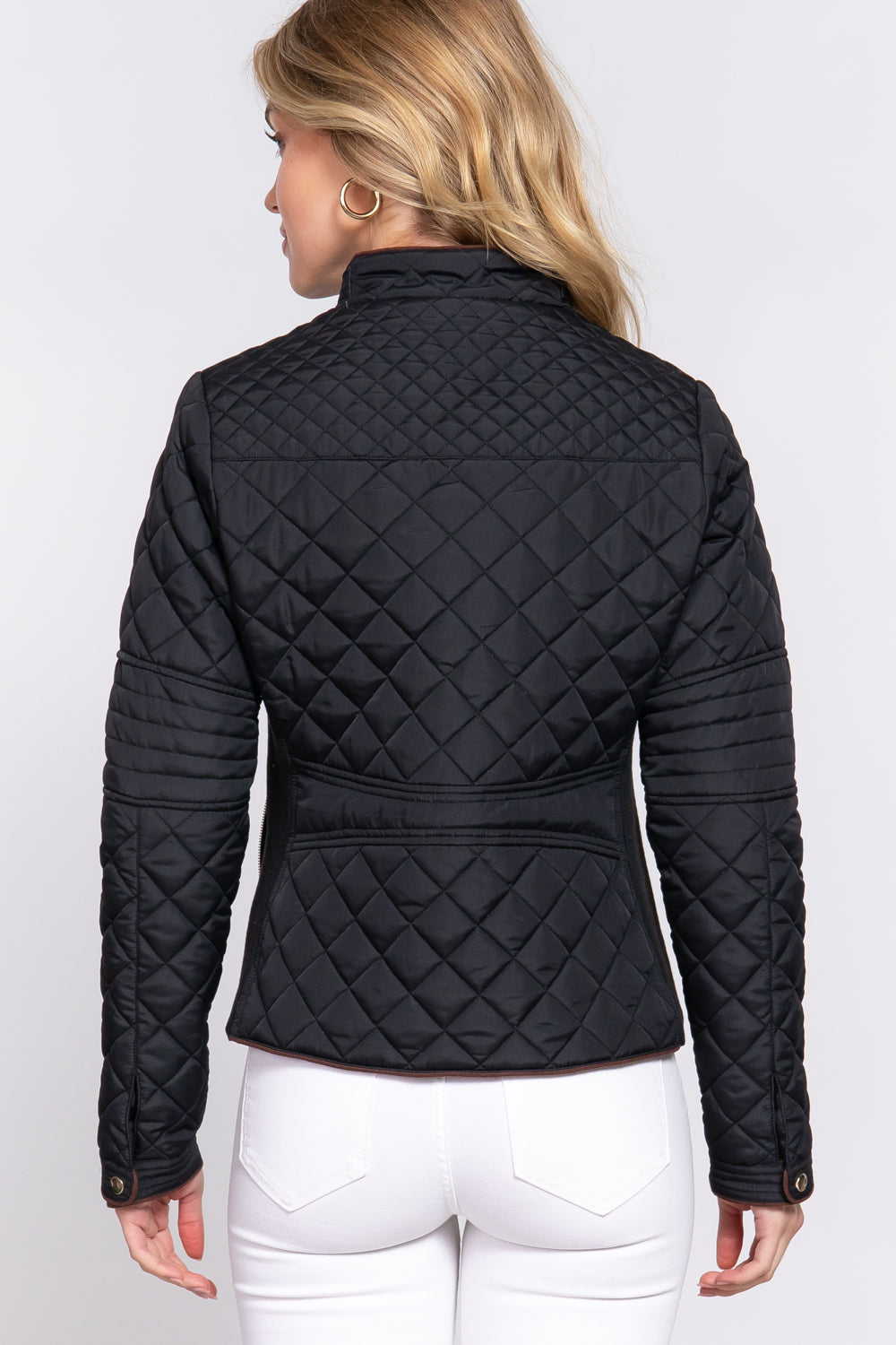 Quilted & Cozy Jacket, Black