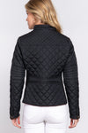 Quilted & Cozy Jacket, Black