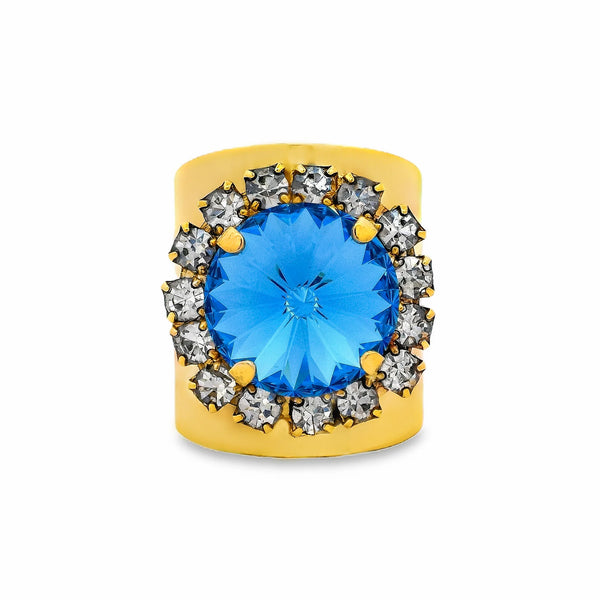 TOVA - Jacci Ring in Ice Blue
