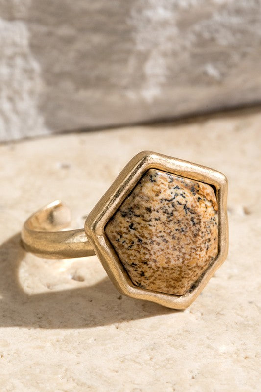 Semi-Precious Stone Ring