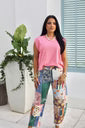 Jewel Patch Barrel Pants