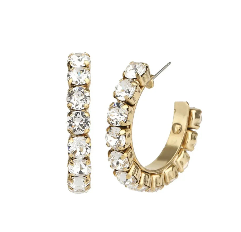 TOVA - Jubilee Hoop Earrings in Lava