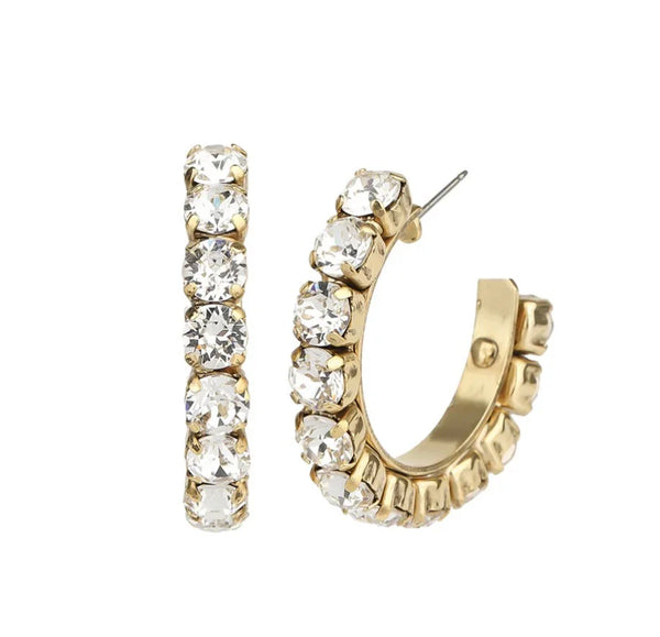 TOVA - Jubilee Hoop Earrings in Lava