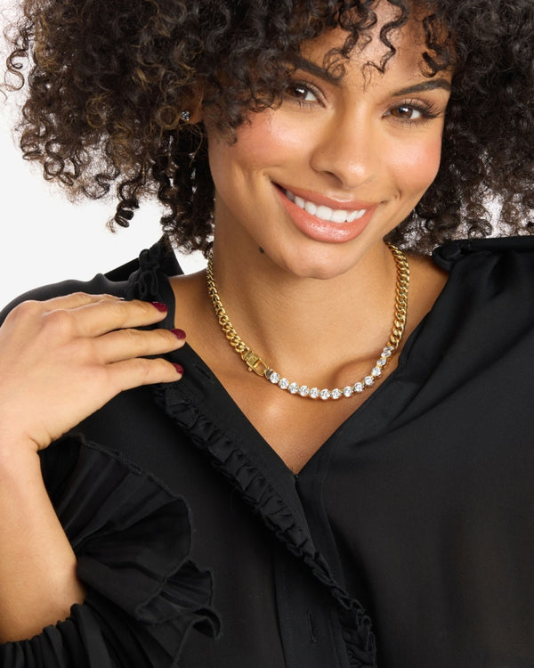 MM - Baby Julian Loves Diamonds Necklace 16" or 18"