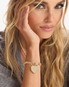 Melinda Maria - Julian Xl Heart Cuban Chain Bracelet