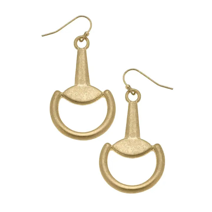 Juniper Horsebit Drop Earrings