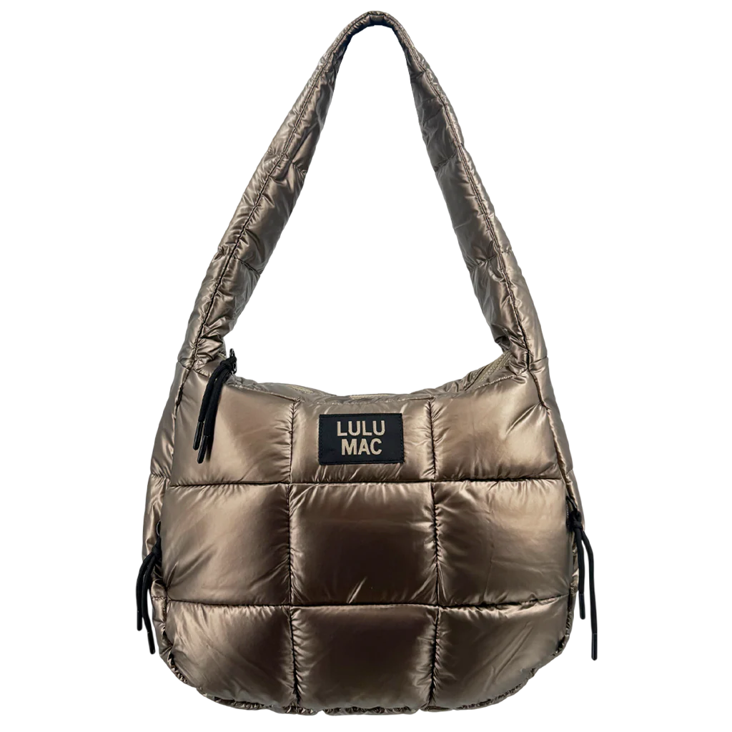 LULU MAC Puffer Metallic Tote-3 Color Options