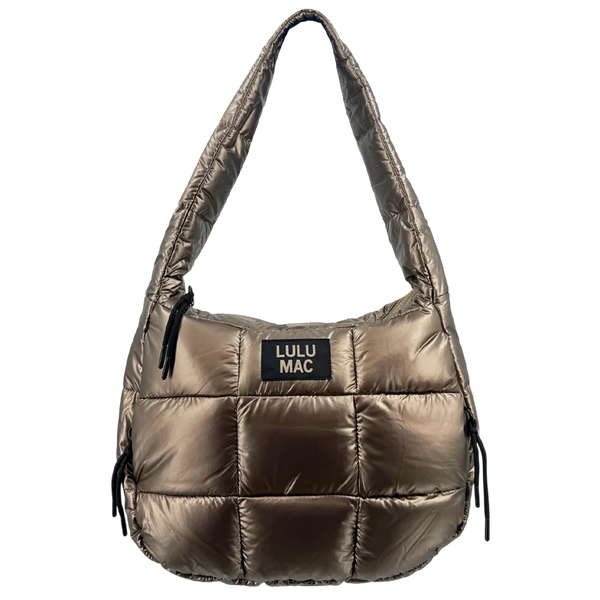 LULU MAC Puffer Metallic Tote-3 Color Options
